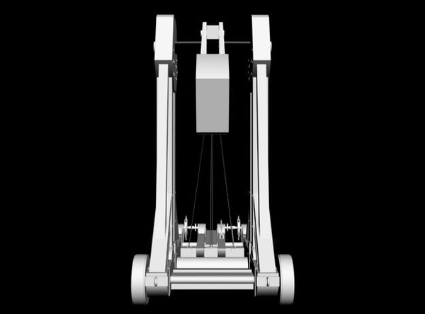 treybuchet 3d max - Treybuchet by Sjors boomschors